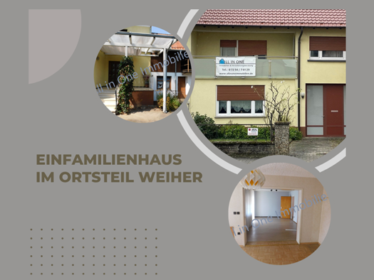 Einfamilienhaus zum Kauf 329.500 € 6 Zimmer 125 m² 529 m² Grundstück Weiher Ubstadt-Weiher 76698