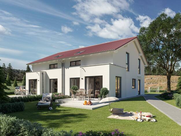 Doppelhaushälfte zum Kauf provisionsfrei 593.400 € 5 Zimmer 124 m² 240 m² Grundstück Bahlingen 79353