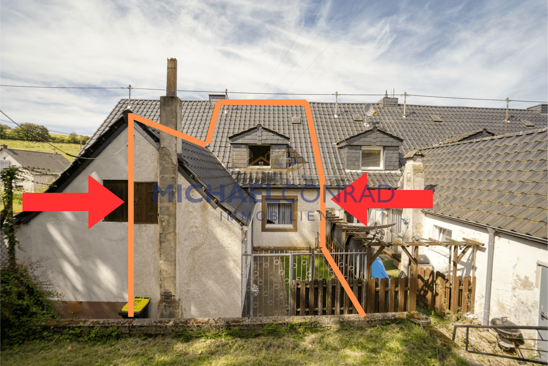 Reihenmittelhaus zum Kauf 55.000 € 4 Zimmer 96,5 m²<br/>Wohnfläche 820 m²<br/>Grundstück Michelbach Schmelz 66839