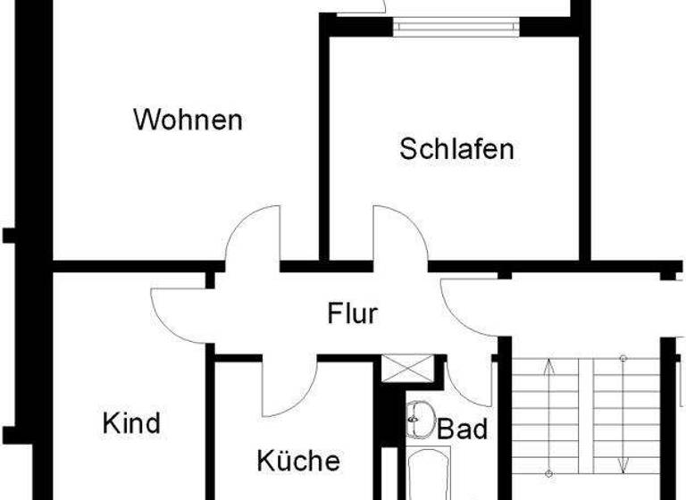 Wohnung zur Miete 609 € 3 Zimmer 64,8 m² 2. Geschoss frei ab 02.04.2026 Fichtestr. 4 Seelze 30926