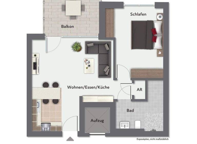 Wohnung zum Kauf provisionsfrei 258.000 € 2 Zimmer 56,3 m² 1. Geschoss Schloß Holte Schloß Holte-Stukenbrock 33758