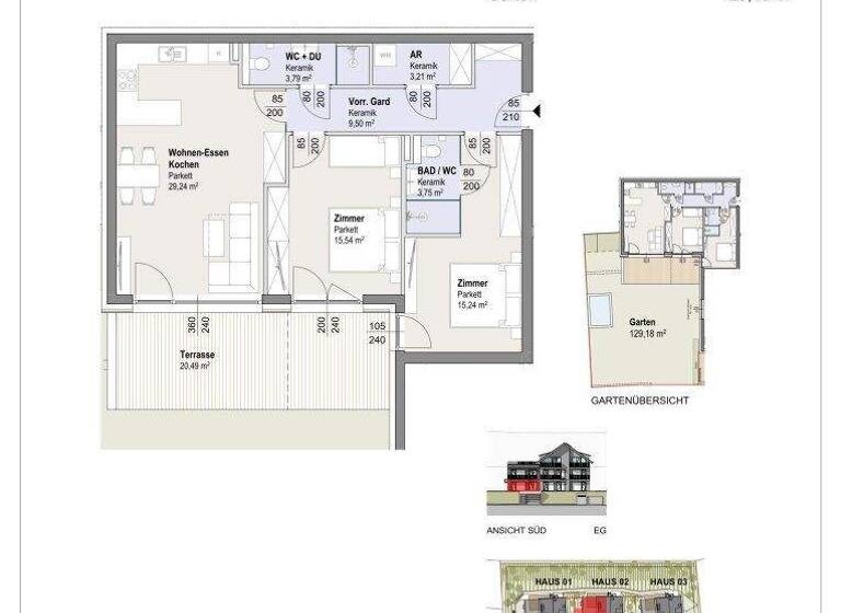 Wohnung zum Kauf 575.000 € 3 Zimmer 80,3 m² Hochrindl 9571