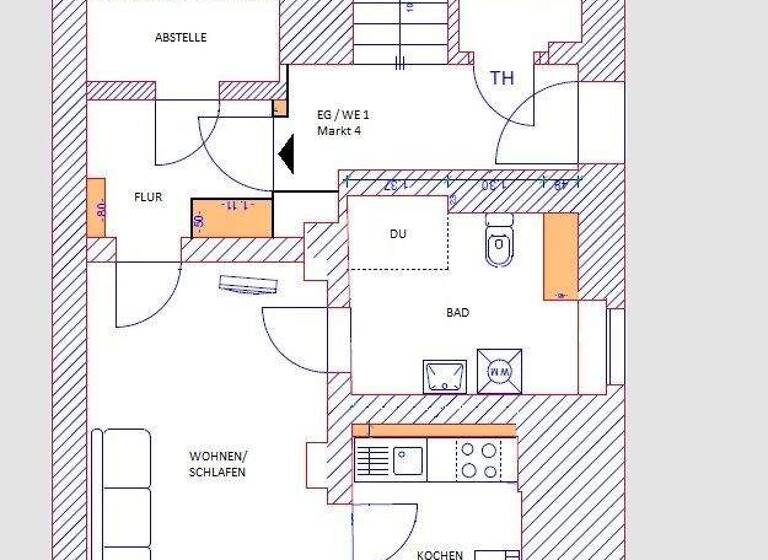 Studio zur Miete 340 € 1 Zimmer 42 m² EG frei ab sofort Markt 4 Schleiz 07907