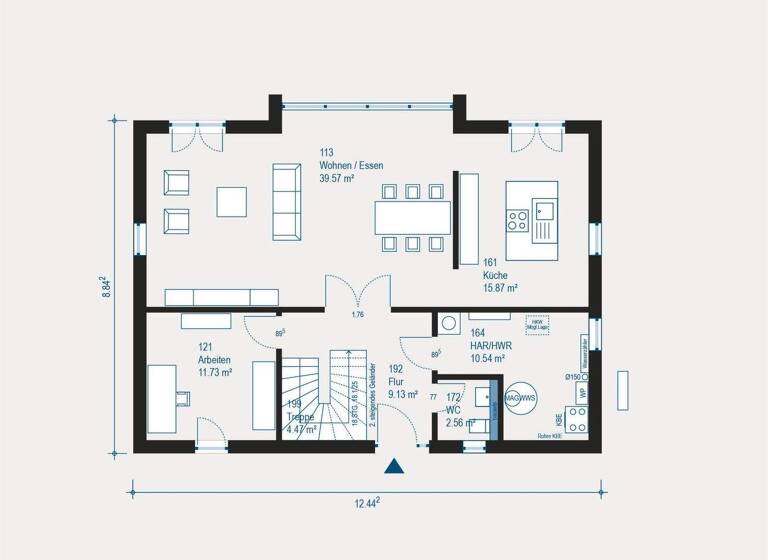 Einfamilienhaus zum Kauf 619.975 € 5 Zimmer 172,3 m² 524,8 m² Grundstück Mösbach Achern 77855