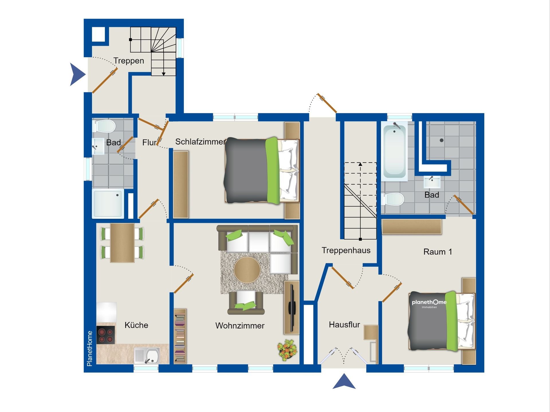 Mehrfamilienhaus zum Kauf als Kapitalanlage geeignet 270.000 € 10 Zimmer 200 m²<br/>Wohnfläche 287 m²<br/>Grundstück Plaue Plaue 99338