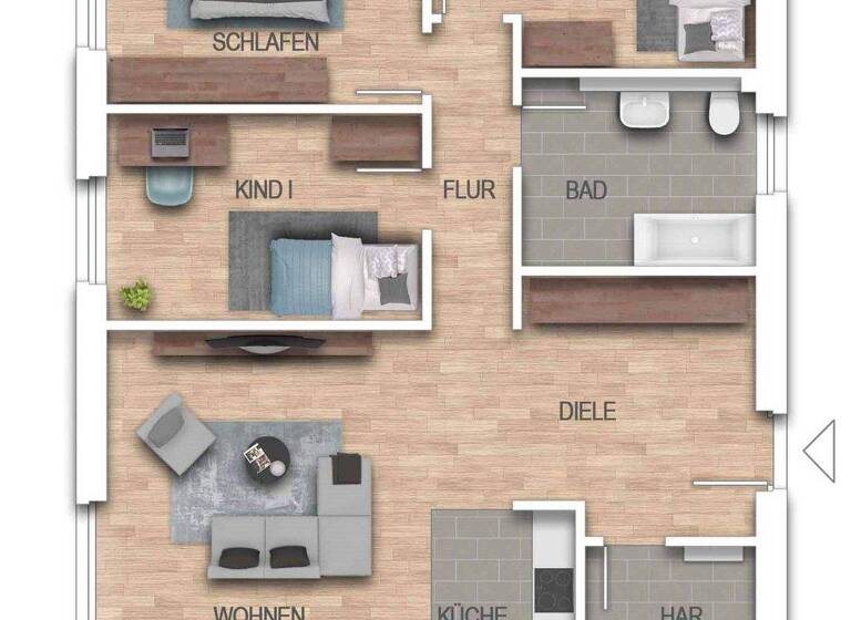 Bungalow zum Kauf - Erstbezug provisionsfrei 210.500 € 4 Zimmer 109,7 m² 200 m² Grundstück Verl 33415