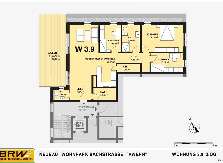Penthouse zum Kauf provisionsfrei 528.000 € 4 Zimmer 123,6 m² Tawern 54456