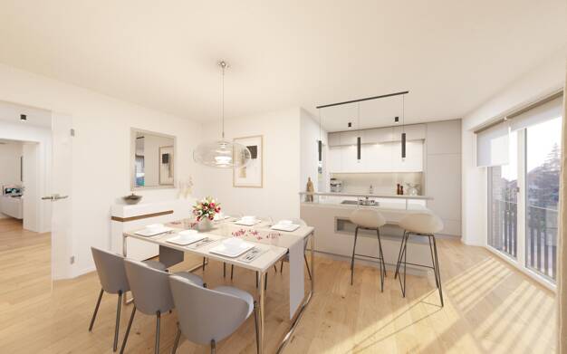 Wohnung zum Kauf - Neubau 522.058 € 3 Zimmer 90 m² 1. Geschoss frei ab sofort Kriegerweg 58 Geist Münster 48153