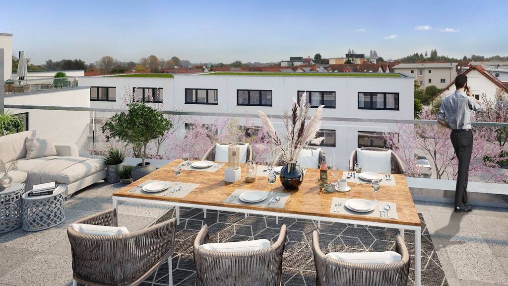 Bauteil 5.1 - "Kfw55-Neubau-ETW mitten in Speyer - Penthouse Glück mit Dachterrasse"