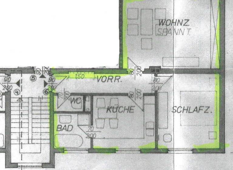 Wohnung zur Miete 490 € 2 Zimmer 68 m² 1. Geschoss Ternitz 2630