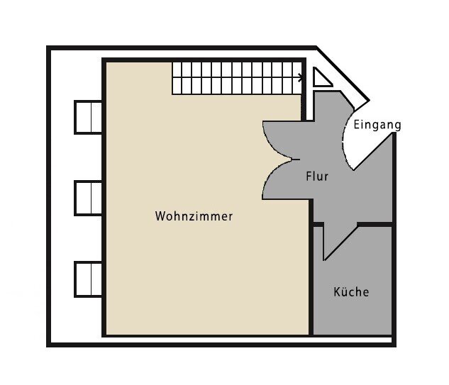 Maisonette zum Kauf 240.000 € 2 Zimmer 60,4 m²<br/>Wohnfläche 5.<br/>Geschoss Südvorstadt Leipzig 04275