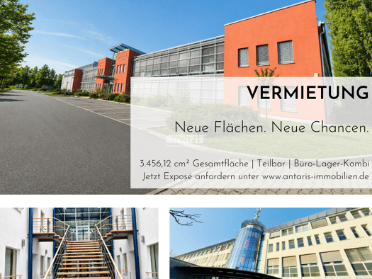 Lagerhalle zur Miete provisionsfrei 1.700 m² Lagerfläche teilbar ab 1.700 m² Gispersleben Erfurt 99091