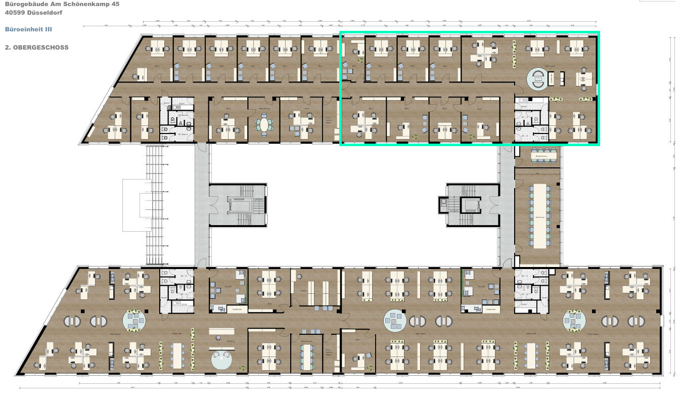 Bürofläche zur Miete provisionsfrei 11 € 3.699 m²<br/>Bürofläche ab 332 m²<br/>Teilbarkeit Hassels Düsseldorf 40599