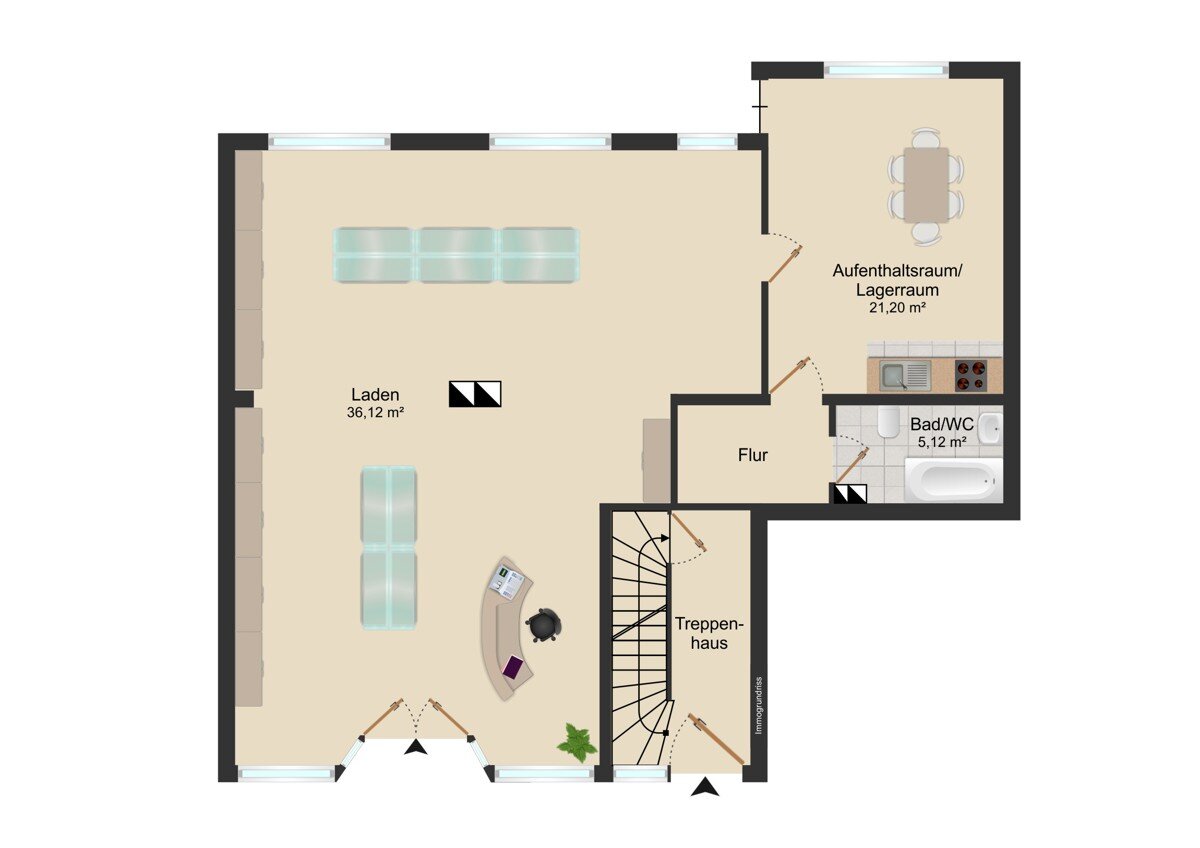 Laden zur Miete 650 € Neuenhaus Neuenhaus 49828