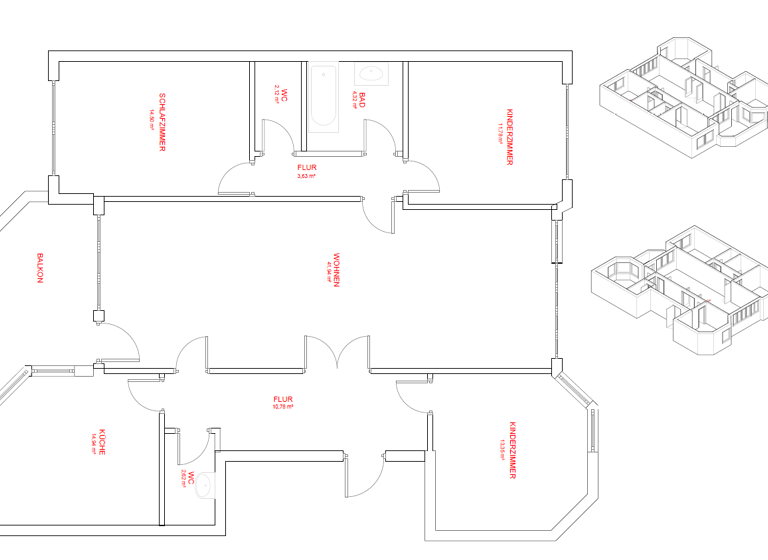 Wohnung zum Kauf 550.000 € 4 Zimmer 120 m² 4. Geschoss frei ab sofort Wittenau Berlin 13469