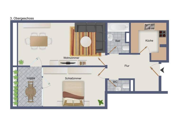 WG-Zimmer zum Kauf 235.000 € 2 Zimmer 64,7 m² 3. Geschoss Darmstadt 64283