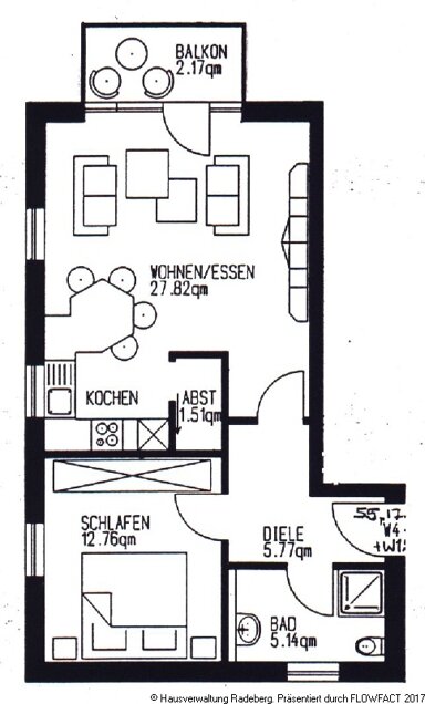 Wohnung zur Miete 360 € 2 Zimmer 55,2 m² Am Wüsteberg 23 Kesselsdorf Kesselsdorf 01723