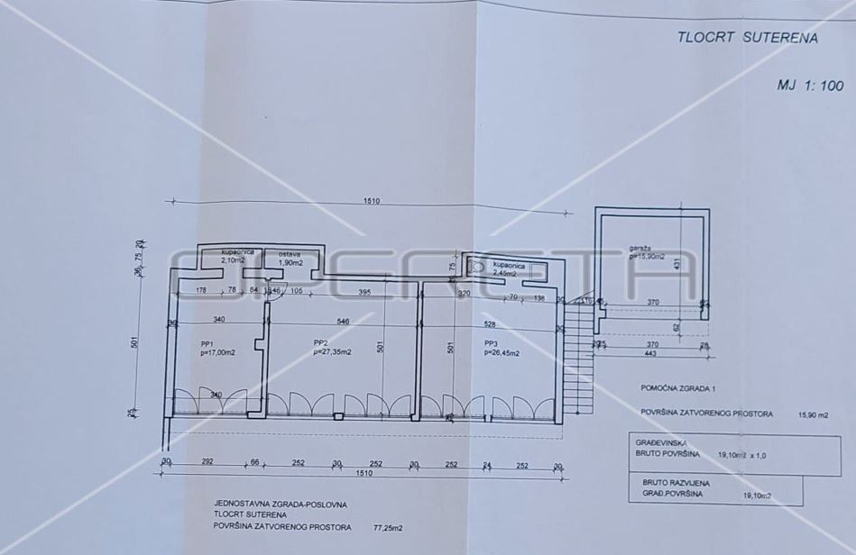 Haus zum Kauf 1.700.000 € 12 Zimmer 562 m²<br/>Wohnfläche 851 m²<br/>Grundstück Fra Andrije Kacica Miosica Baska Voda center