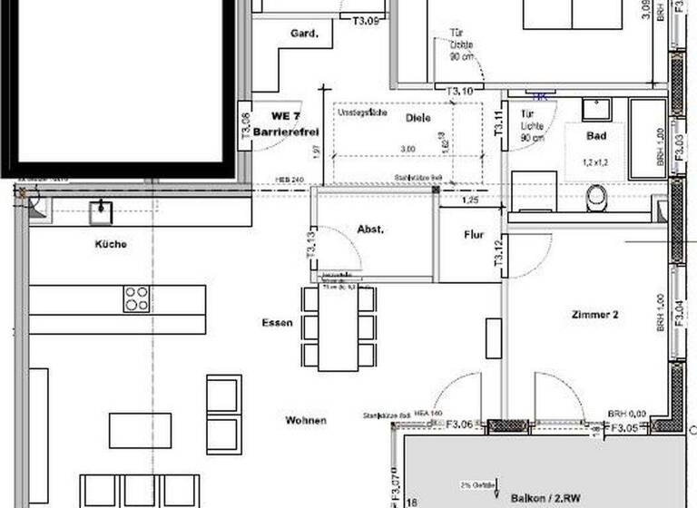 Penthouse zum Kauf - Erstbezug provisionsfrei 490.000 € 3,5 Zimmer 120 m² 2. Geschoss Oberschwandorf Haiterbach 72221