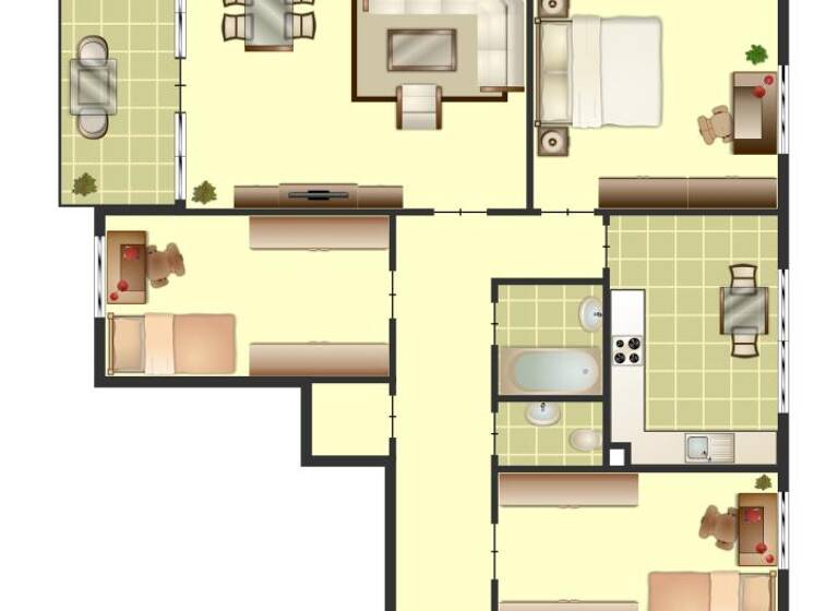 Wohnung zur Miete 609 € 4 Zimmer 89 m²<br/>Wohnfläche EG<br/>Geschoss Zur Zinsenbach 50 Weidenau Siegen 57076