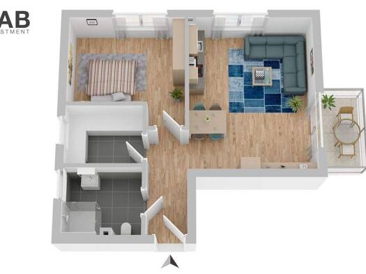 Wohnung zum Kauf - Erstbezug 335.500 € 2 Zimmer 63,3 m² Ofenerdiek Oldenburg 26125