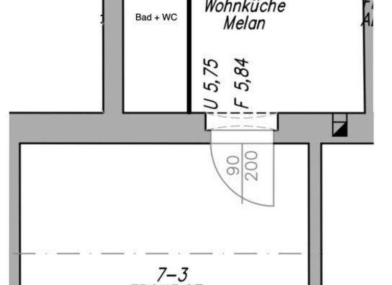 Studio zur Miete 418 € 1 Zimmer 33,8 m² 1. Geschoss Bad Vöslau 2540