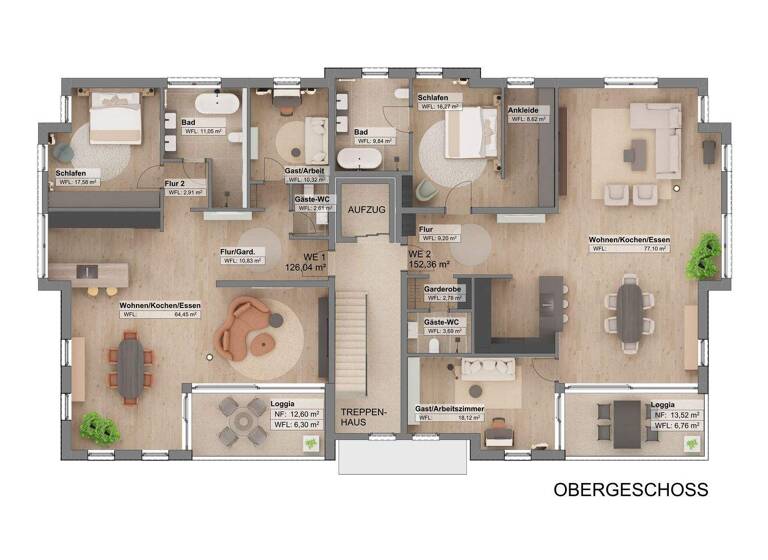 Wohnung zum Kauf - Erstbezug provisionsfrei 3 Zimmer 152,4 m² 1. Geschoss frei ab sofort Fritzlar 34560