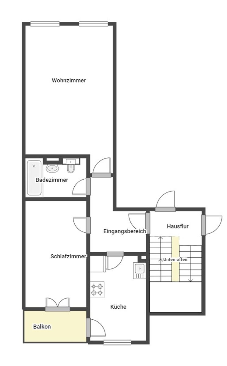 Immobilie zum Kauf als Kapitalanlage geeignet 125.000 € 2 Zimmer 57,1 m²<br/>Fläche Pieschen-Süd (Torgauer Str.) Dresden 01127