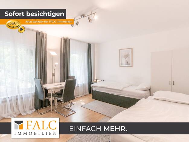 Wohnung zur Miete Wohnen auf Zeit 1.200 € 1 Zimmer 26,1 m² frei ab sofort Schützenbahn 15 Stadtkern Essen 45127