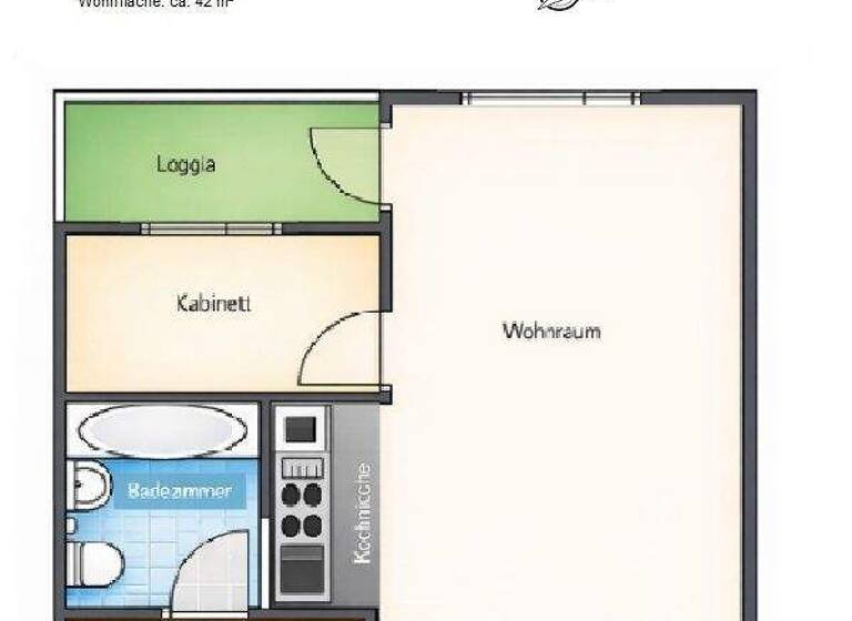 Wohnung zur Miete 463 € 1,5 Zimmer 42 m² 1. Geschoss Prießnitzgasse 23 Mödling 2340