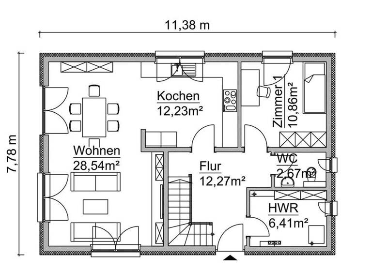 Einfamilienhaus zum Kauf 333.140 € 5 Zimmer 141,1 m² 970 m² Grundstück Klostermansfeld 06308