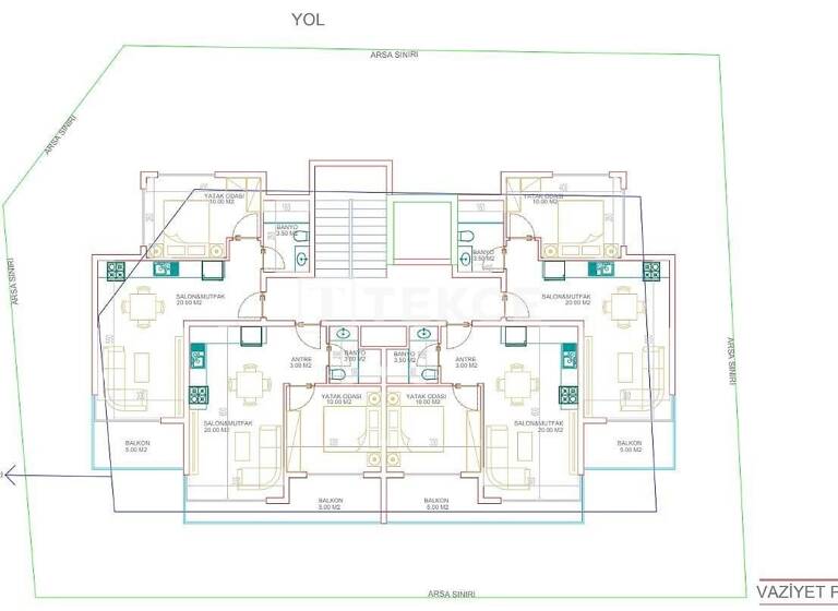 Penthouse zum Kauf 330.000 € 4 Zimmer 180 m² EG Antalya 07460