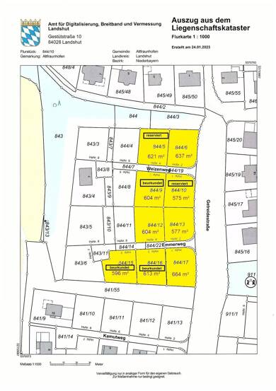 Grundstück zum Kauf 89.385 € 577 m² Grundstück Altfraunhofen Altfraunhofen 84169