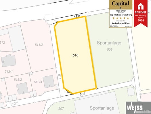 Grundstück zum Kauf 75.000 € 3.000 m² Grundstück Herchsheim Giebelstadt 97232