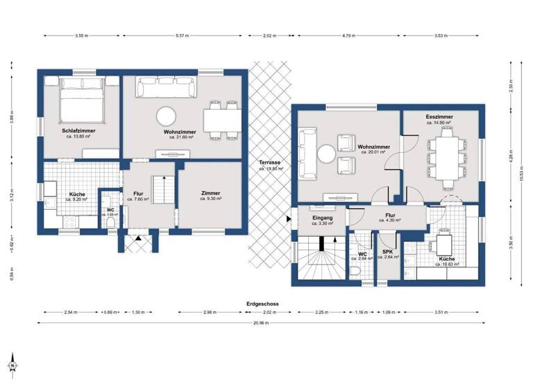 Grundstück zum Kauf 890.000 € 833 m² Grundstück Oberau 82496