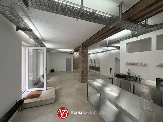 Atelier zur Miete provisionsfrei 1.890 € 3 Zimmer 107 m² Bürofläche Stadtmitte Düsseldorf / Flingern 40211