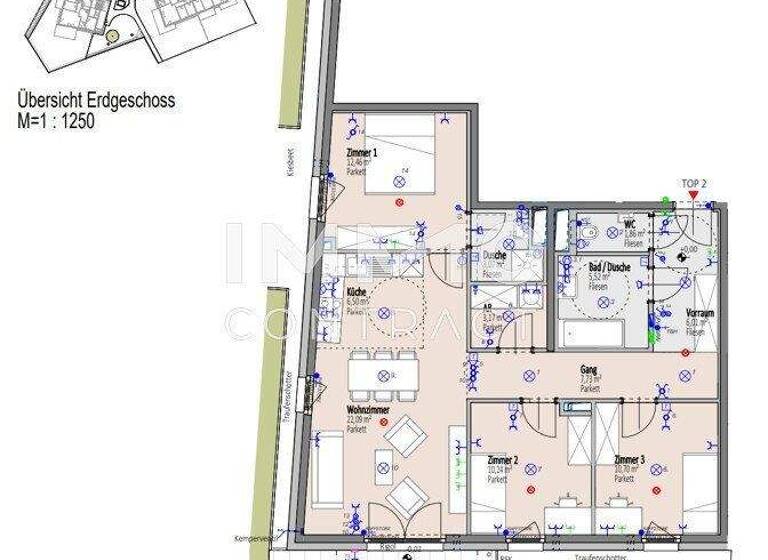 Wohnung zum Kauf - Erstbezug provisionsfrei 481.200 € 4 Zimmer 89,4 m² Wiener Neustadt 2700