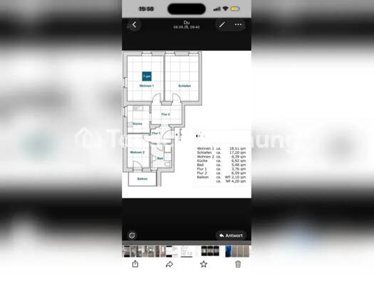 Wohnung zur Miete Tauschwohnung 585 € 3 Zimmer 73 m² 2. Geschoss Gruna Ortsamtsbereich Blasewitz 01277