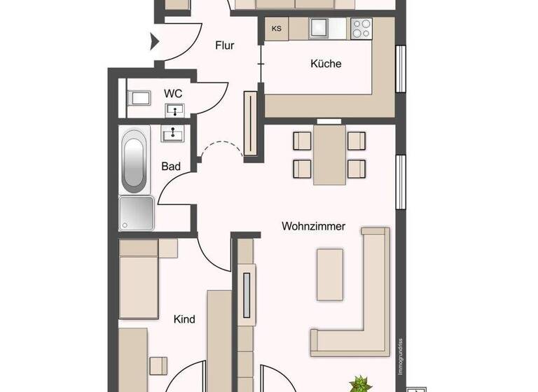 Wohnung zum Kauf 249.000 € 3 Zimmer 77 m² Neckarweihingen Ludwigsburg 71642