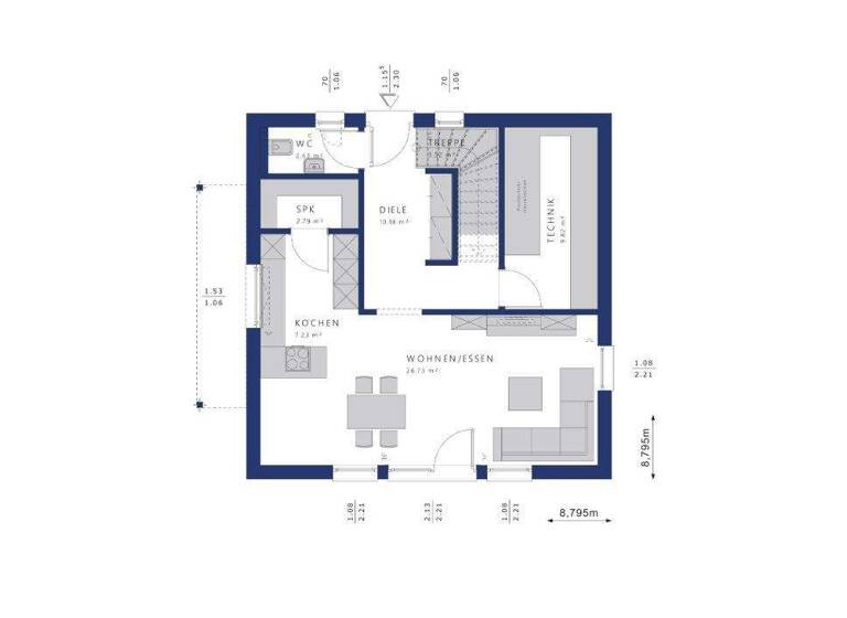 Einfamilienhaus zum Kauf 489.897 € 5 Zimmer 124 m² 450 m² Grundstück Elberfeld Wuppertal 42111