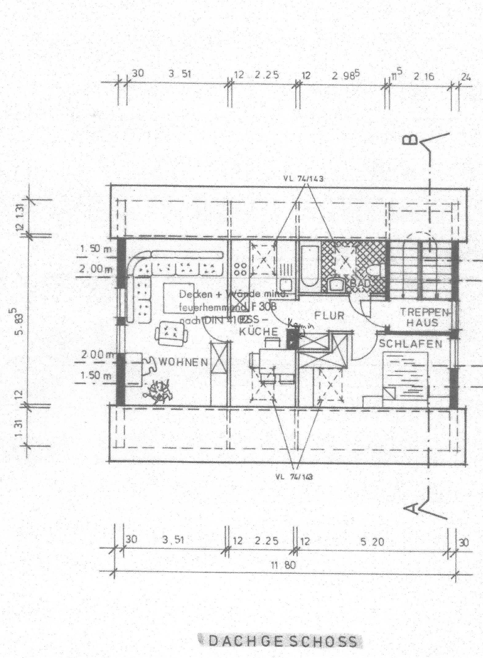 Wohnung zur Miete 390 € 2 Zimmer 40 m²<br/>Wohnfläche 2.<br/>Geschoss Wicklesgreuth Petersaurach 91580