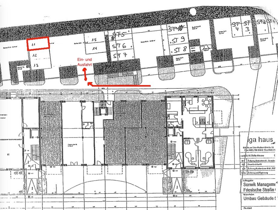 Garage zur Miete provisionsfrei 100 € Fördepromenade 10a Mürwik - Stützpunkt Flensburg 24944