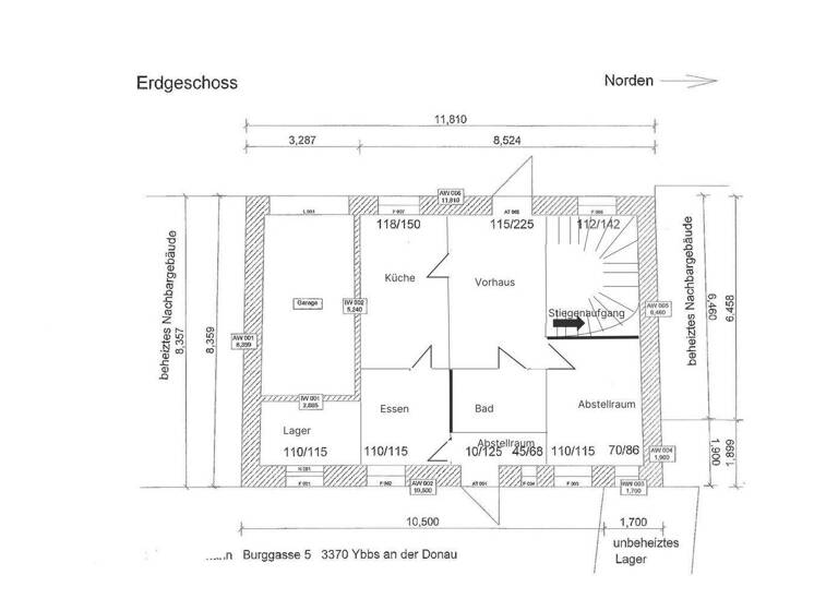 Einfamilienhaus zum Kauf 198.000 € 6 Zimmer 120 m² 198 m² Grundstück Ybbs an der Donau 3370