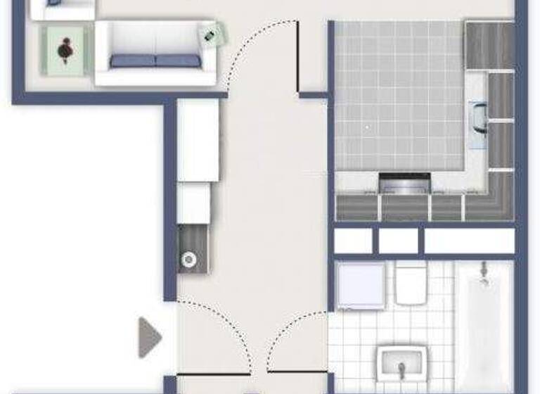 Wohnung zur Miete 324 € 3 Zimmer 57,5 m² 3. Geschoss Irkutsker Straße 181 Kappel Chemnitz 09119