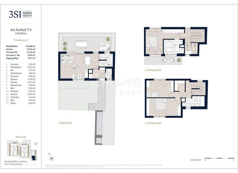 Wohnung zum Kauf - Erstbezug 799.000 € 4 Zimmer 116,2 m² Wien 1220
