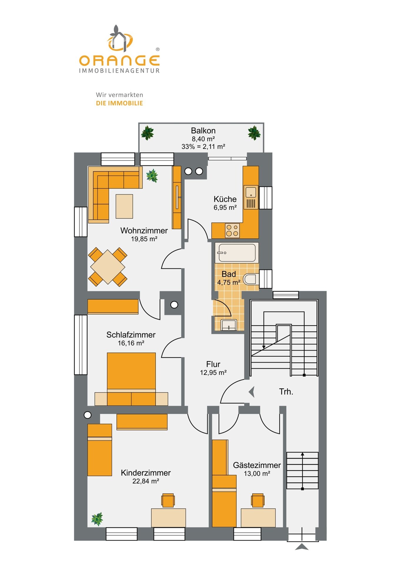 Wohnung zum Kauf 395.000 € 4 Zimmer 101,7 m²<br/>Wohnfläche EG<br/>Geschoss ab sofort<br/>Verfügbarkeit Neustadt Ulm 89073