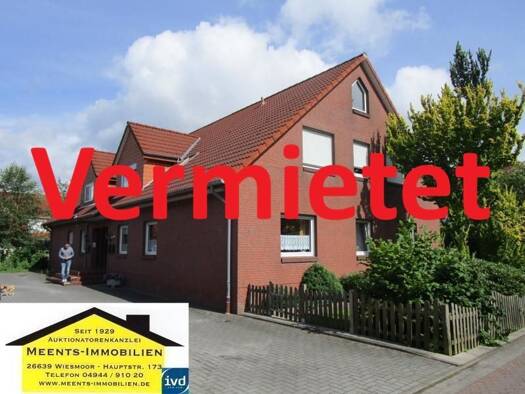 Wohnung zur Miete 525 € 3 Zimmer 80 m² 1. Geschoss frei ab 01.10.2026 Wiesmoor Wiesmoor 26639