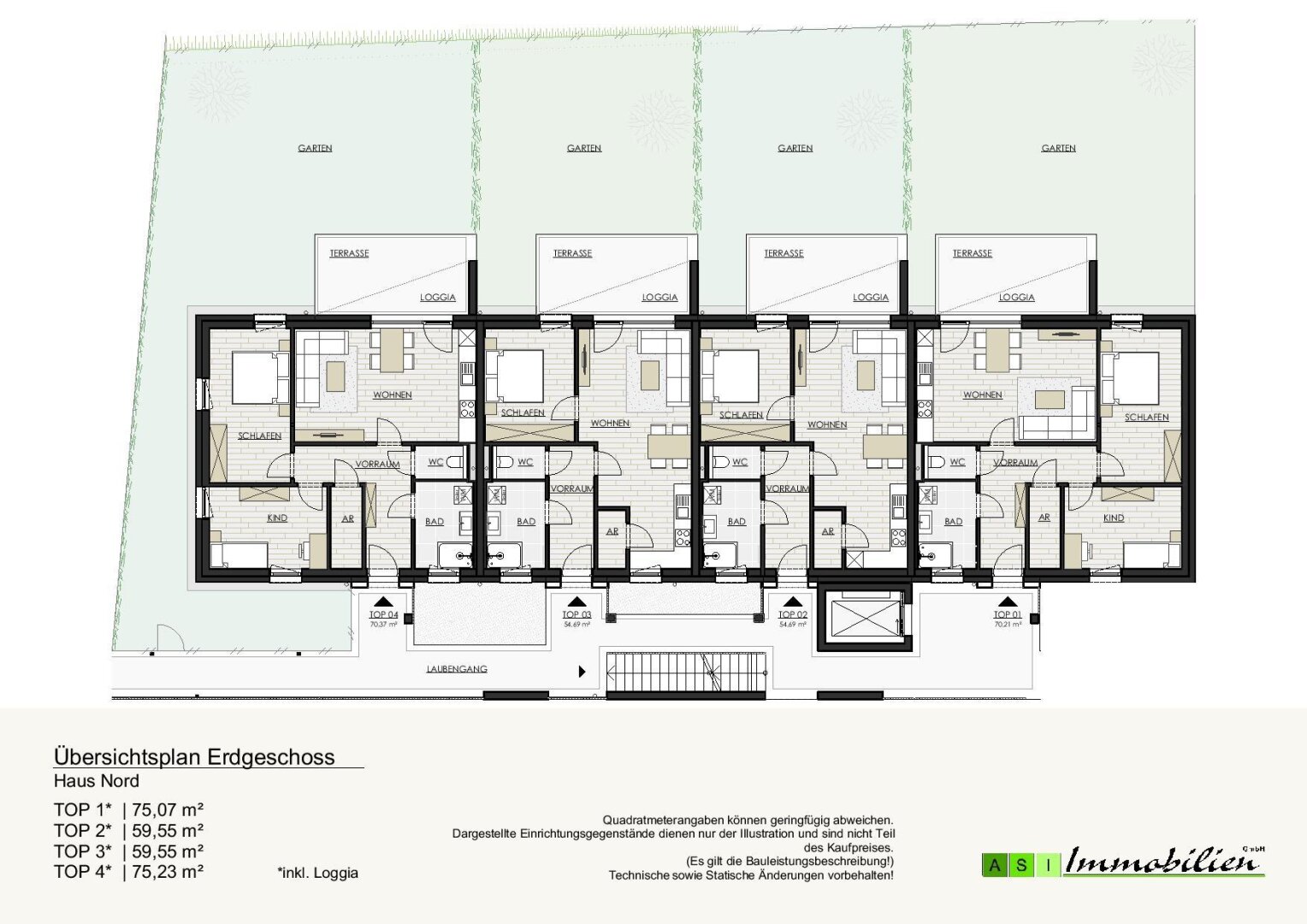 Wohnung zum Kauf 271.510 € 2 Zimmer 54,7 m²<br/>Wohnfläche EG<br/>Geschoss 01.05.2026<br/>Verfügbarkeit Schaffelhoferweg 1, 3 Gallneukirchen 4210