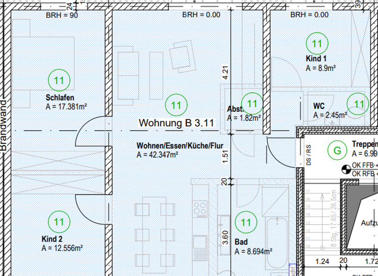 Wohnung zur Miete 1.248 € 4 Zimmer 103 m² Geschoss 4/5 frei ab sofort Gotha 99867
