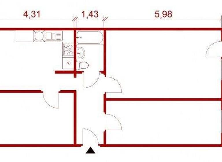 Wohnung zur Miete 422 € 3 Zimmer 70,3 m² EG Max-Planck-Str. 16 Stendal 39576